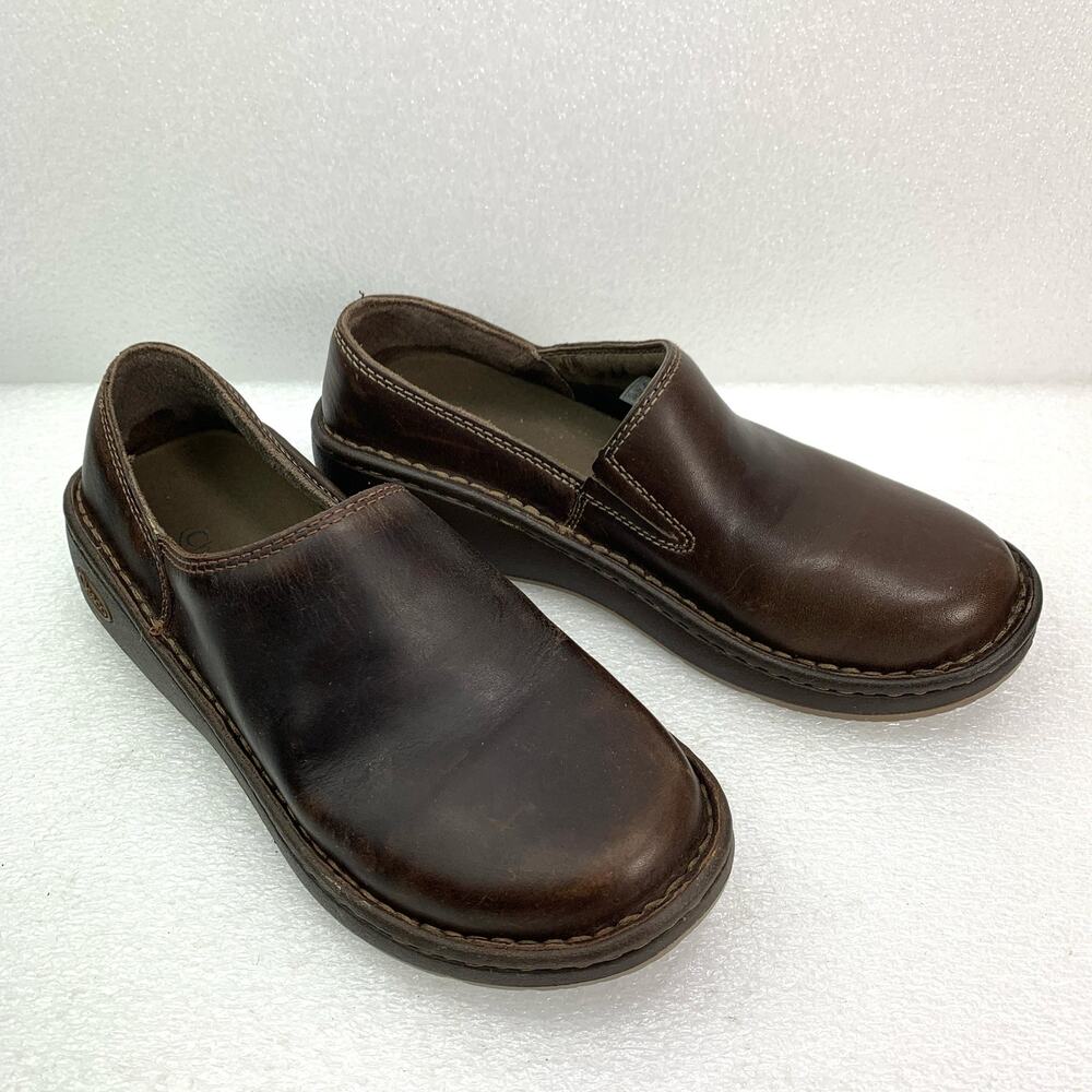 Chaco Leather Slip On Loafers - Women's 8